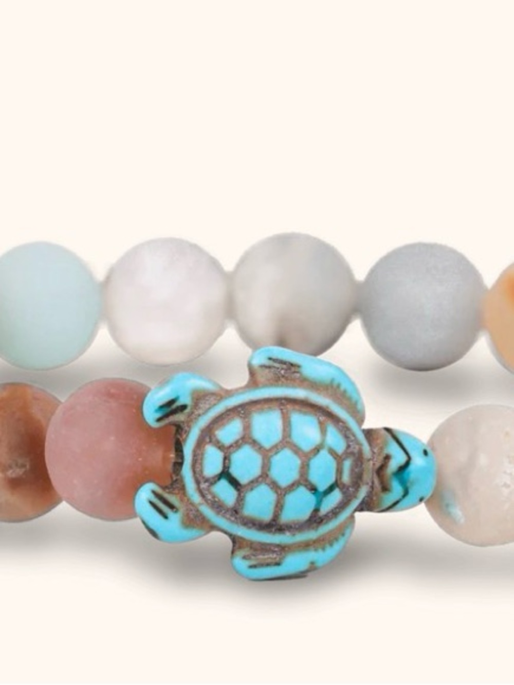 Fahlo - Turtle Natural Stone Beaded Bracelet